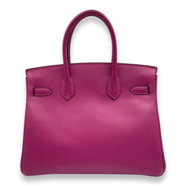 Birkin 30 Rose Poupre in Epsom, Palladium hardware - Image 2