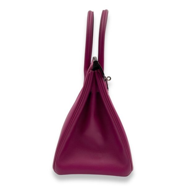 Birkin 30 Rose Poupre in Epsom, Palladium hardware - Image 3