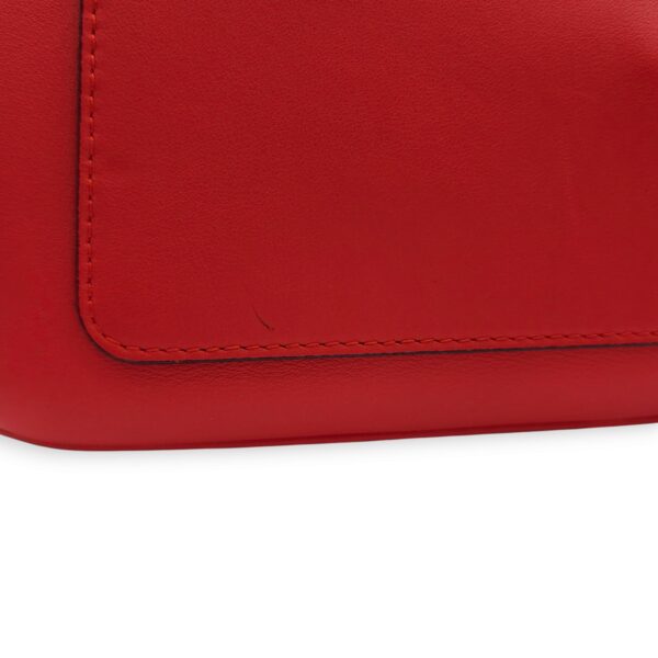 Be Dior 26x20x13cm Red Shoulder Bag in Calfskin, Silver hardware - Image 20