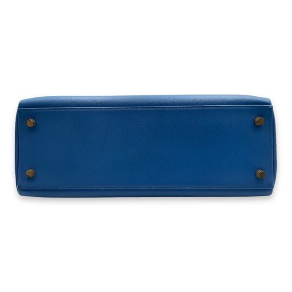 Kelly 32 Blue France in Courchevel, Gold hardware - Image 5