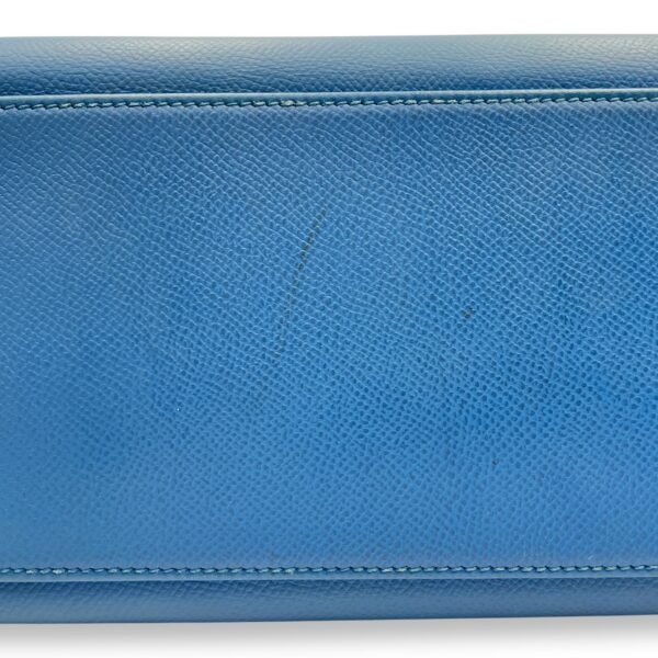 Kelly 32 Blue France in Courchevel, Gold hardware - Image 6