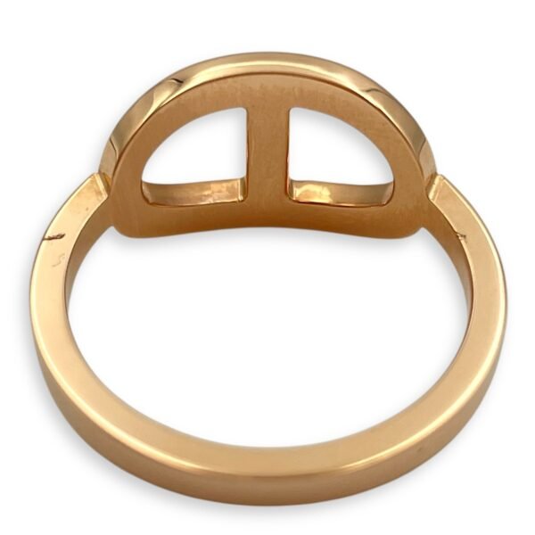 Chaine D'ancre Contour 53 Ring in Rose Gold Hardware - Image 2