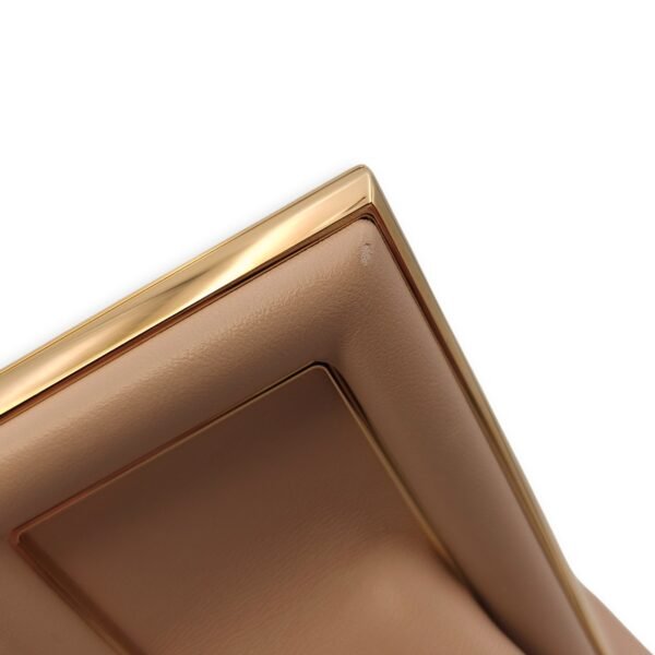 First Bag Small 24x18/11x9cm Beige Crossbody Bag in Nappa, Gold hardware - Image 5