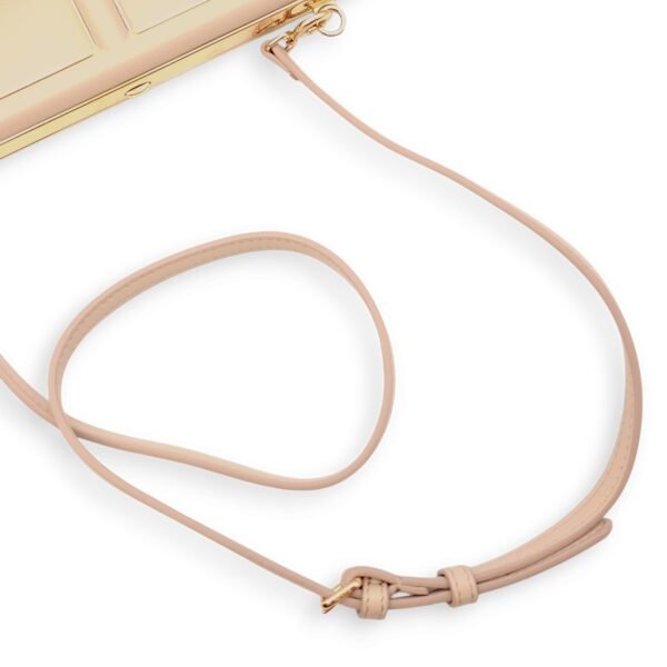 First Bag Small 24x18/11x9cm Beige Crossbody Bag in Nappa, Gold hardware - Image 3