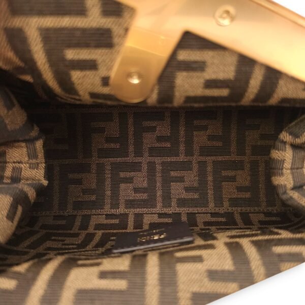 First Bag Small 24x18/11x9cm Beige Crossbody Bag in Nappa, Gold hardware - Image 13