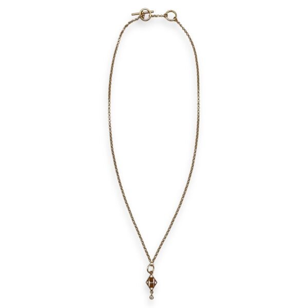 Gambade H Necklace in 18k Rose Gold Hardware - Image 2