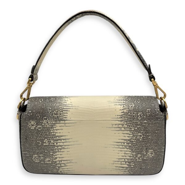 Medium Baguette 27x14x6cm Multi-colour Shoulder Bag in Lizard Varanus Salvator, Gold hardware - Image 2