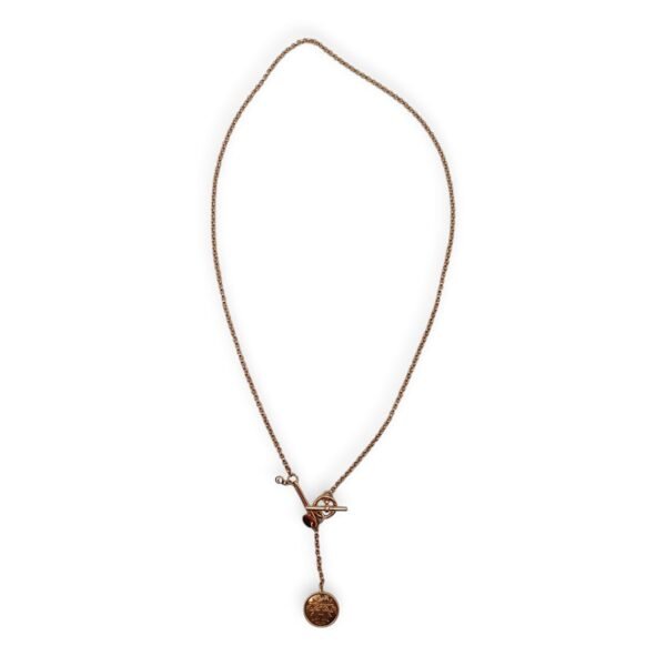 Ex-Libris Necklace in 18K Rose Gold
