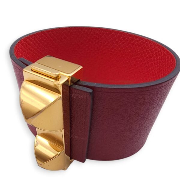 Imprevisible PM Red Bracelet, Gold hardware - Image 7