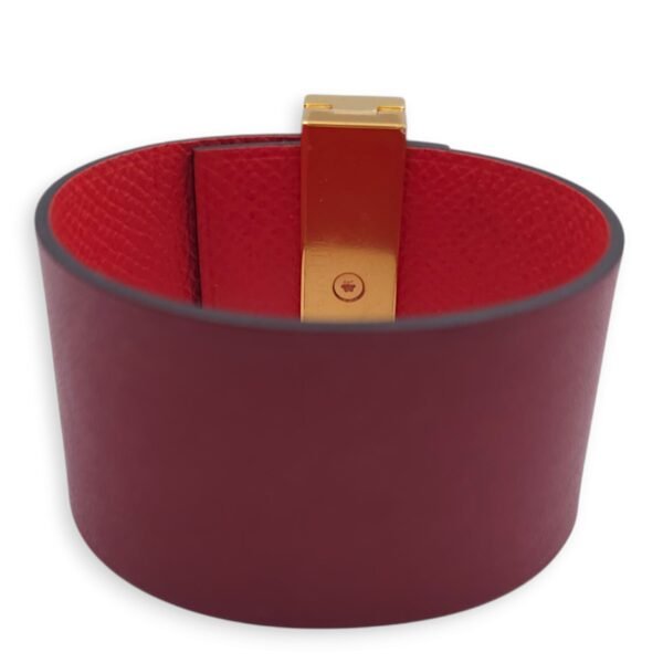 Imprevisible PM Red Bracelet, Gold hardware - Image 2