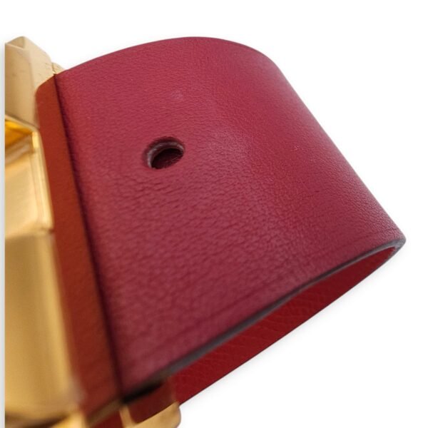 Imprevisible PM Red Bracelet, Gold hardware - Image 6