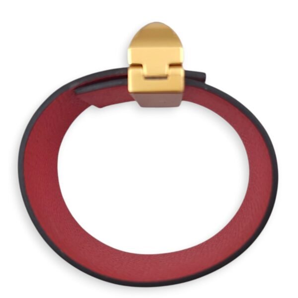 Imprevisible PM Red Bracelet, Gold hardware - Image 3