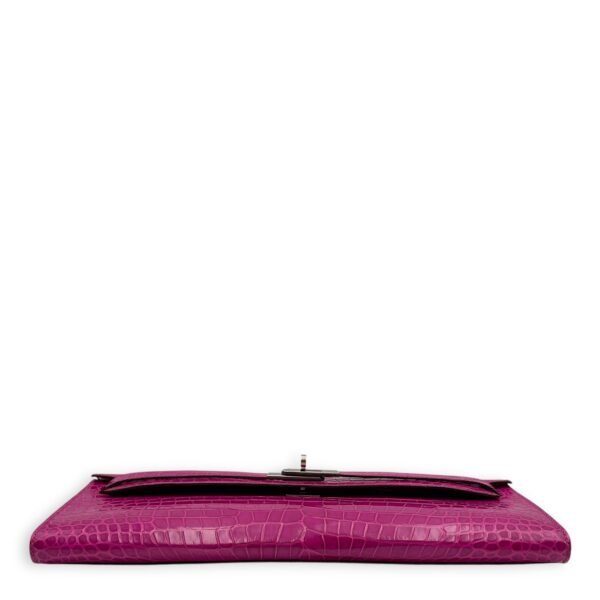 Kelly Cut Rose Scheherazade in Shiny Porosus, Palladium hardware - Image 5
