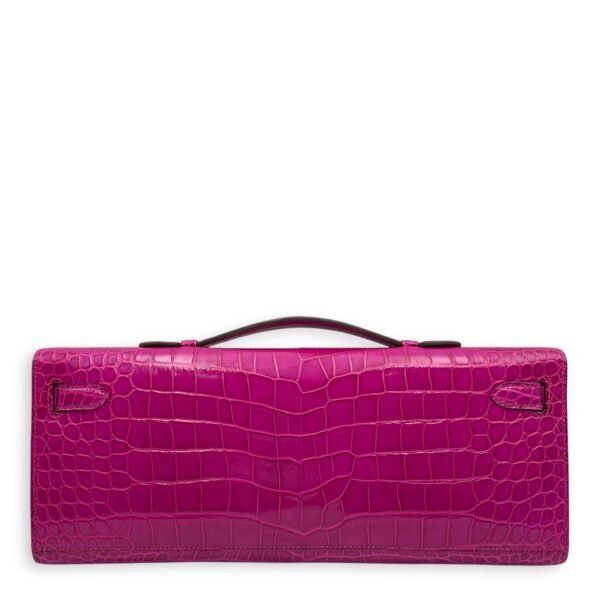 Kelly Cut Rose Scheherazade in Shiny Porosus, Palladium hardware - Image 2