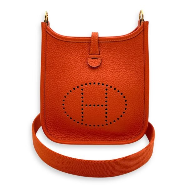 Evelyne Mini Feu in Clemence, Gold hardware - Image 3