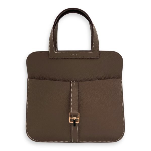Halzan 25 Etoupe in Clemence, Gold hardware - Image 3