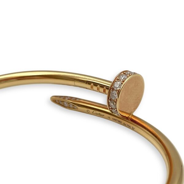 Juste Un Clou Diamond 15 Bracelet in Gold Hardware - Image 3