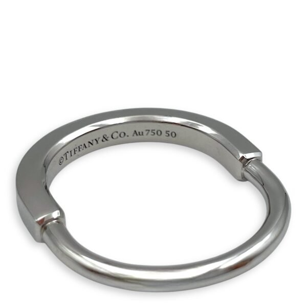 Lock Small US 7.5 Ring in White Gold Hardware - Image 3