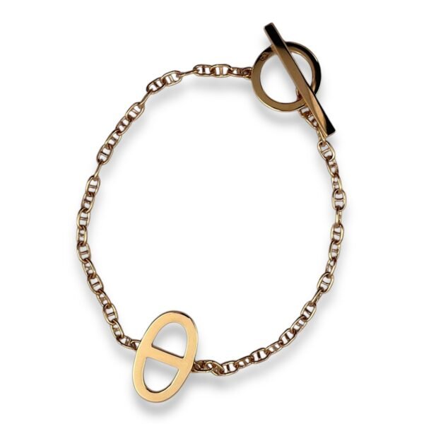 Countour Chains XS Bracelet in 18k Rose Gold Hardware - Image 2