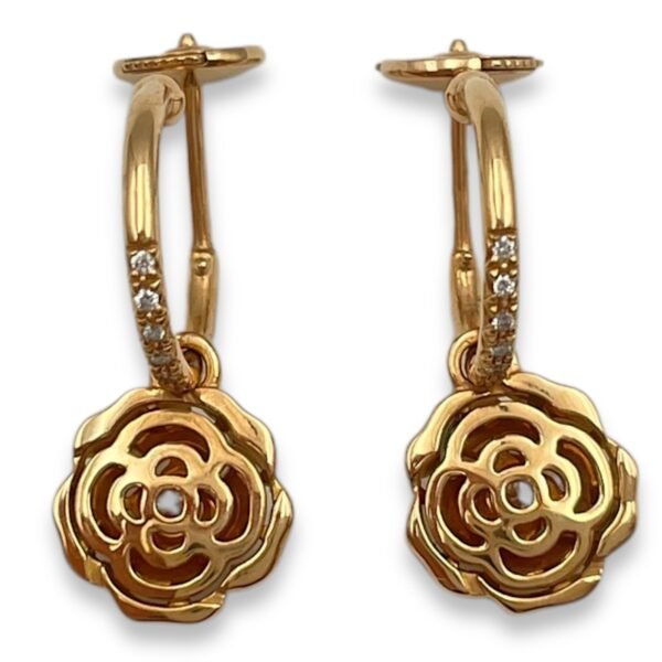 Extrait De Camelia Earrings in 18k Pink Gold - Image 2