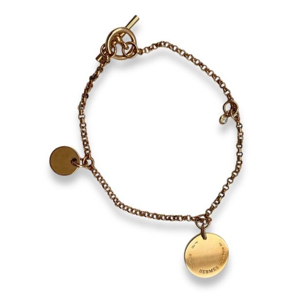 H Ex Libris PM SH Bracelet in 18k Rose Gold Hardware - Image 2