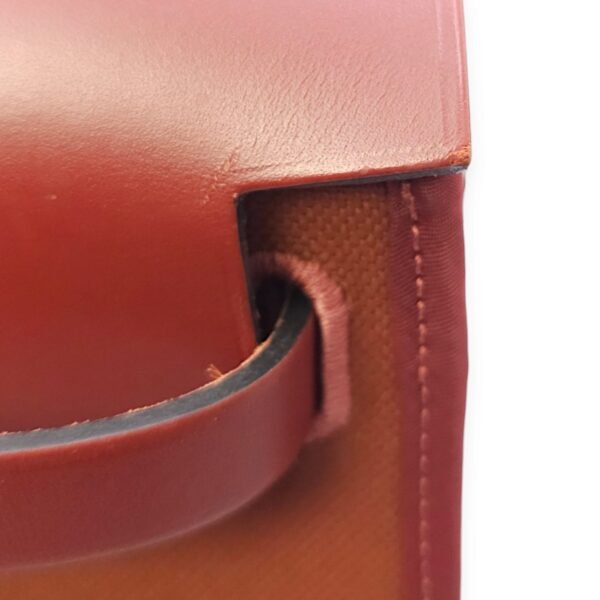 Herbag 31 Rouge in Toile/Vache Hunter, Palladium hardware - Image 2