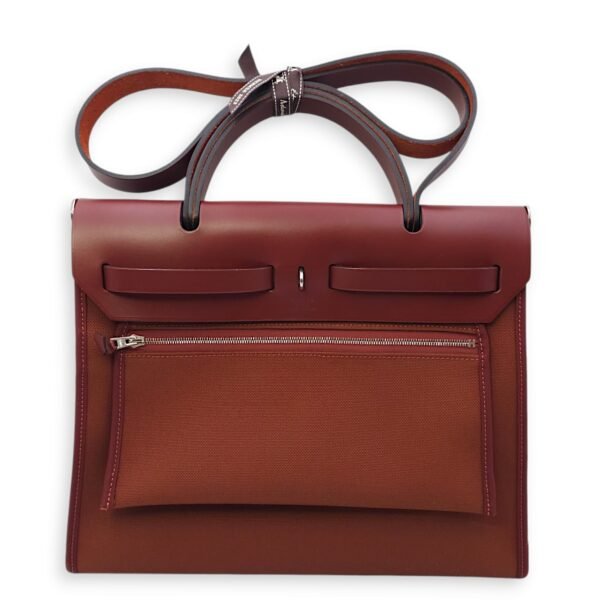 Herbag 31 Rouge in Toile/Vache Hunter, Palladium hardware - Image 4