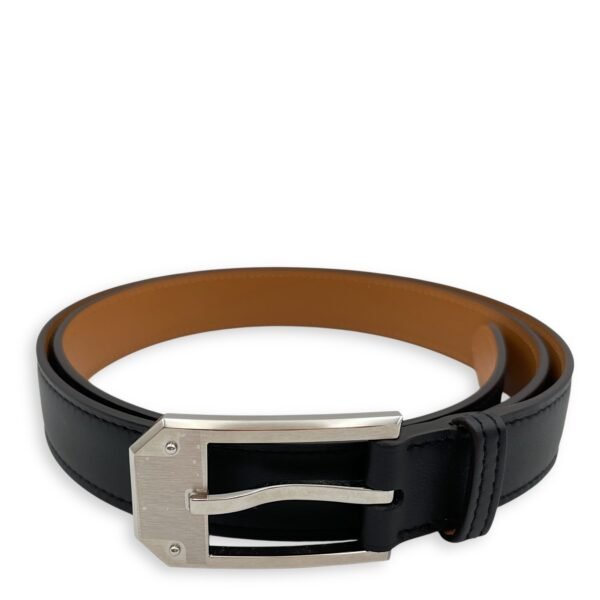 Andy 26 90 Black Belt in Swift, Brushed Palladium hardware