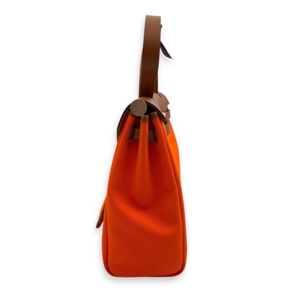 Herbag 31 Orange in Toile/Vache Hunter, Palladium hardware - Image 3