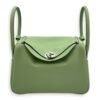Lindy 26 Vert Criquet in Evercolor, Palladium hardware