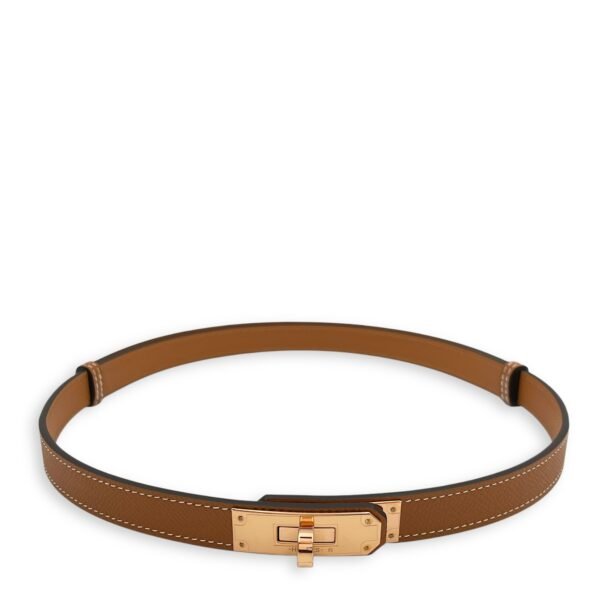 Kelly 18 Gold in Epsom, Rose Gold hardware - Image 3