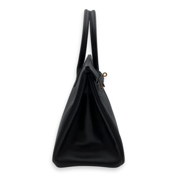 Birkin 30 Black in Epsom, Gold hardware - Image 3