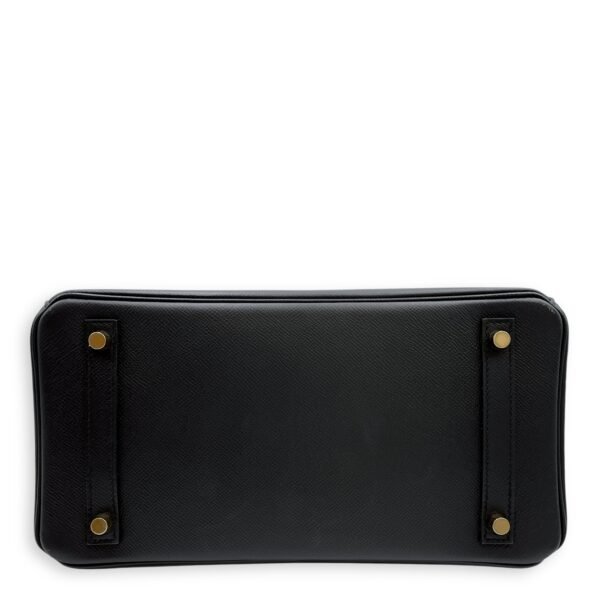 Birkin 30 Black in Epsom, Gold hardware - Image 5