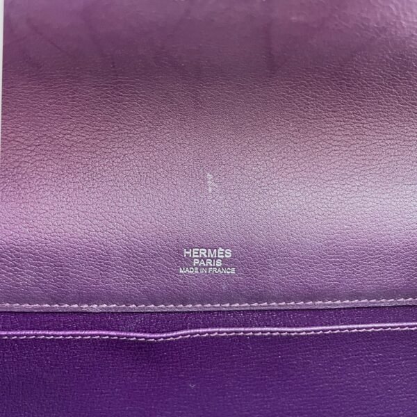 Etribelt 35 Ultra Violet in Evercolor, Palladium hardware - Image 8