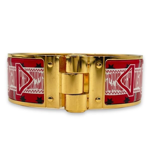Eperon D'or Bandana Hinged Multi-colour Bracelet, Gold hardware - Image 2