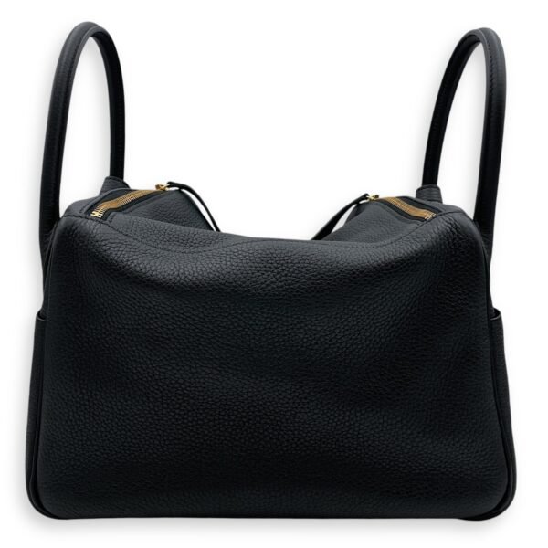 Lindy 30 Black in Clemence, Gold hardware - Image 2