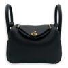 Lindy II Mini Black in Clemence, Gold hardware