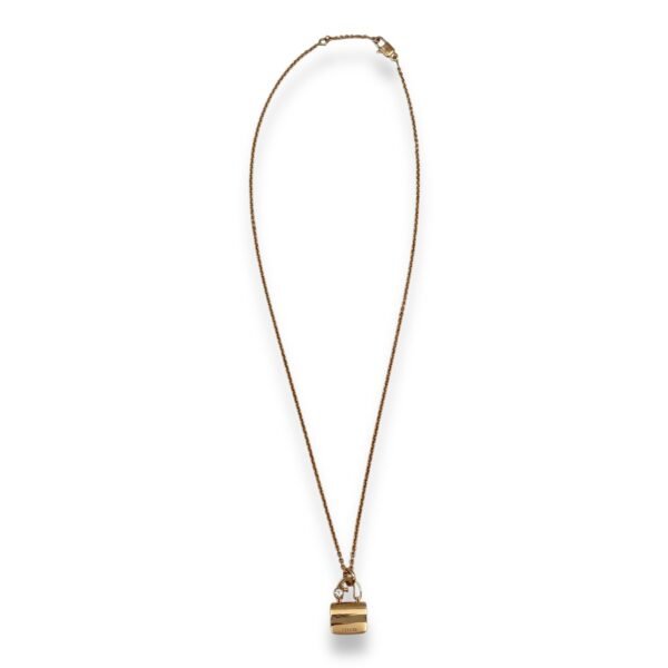 Constance Amulette Pendant Necklace in Rose Gold Hardware - Image 2