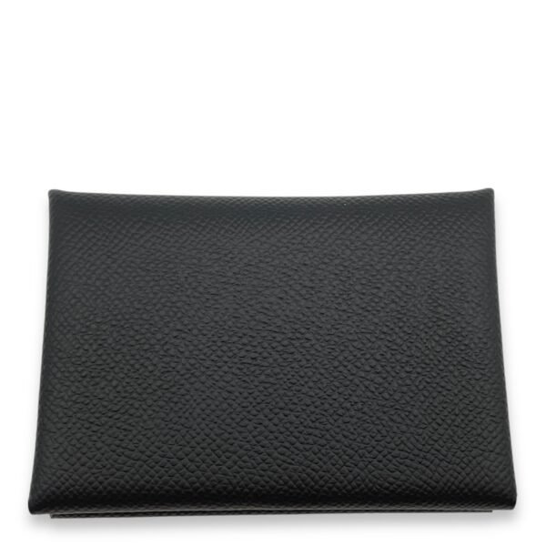 Calvi Duo Black Card Holder in Epsom