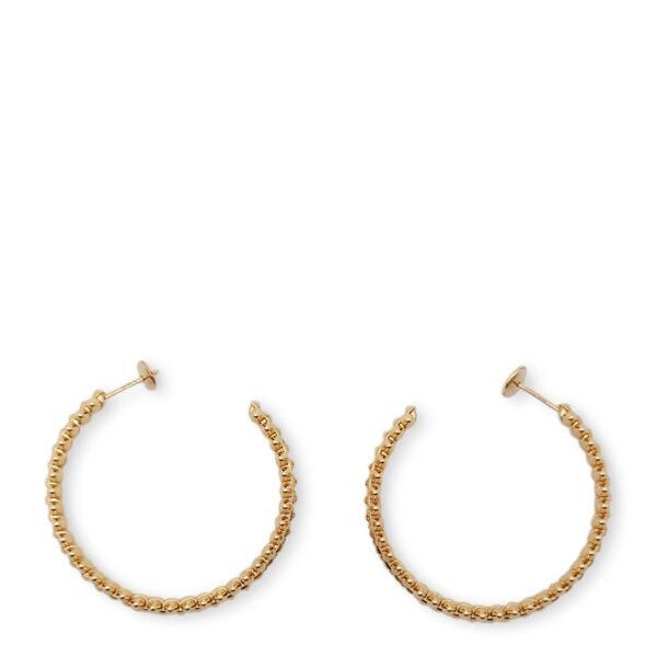 Clash Hoop Earrings in Gold Hardware