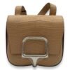 Della Cavalleria Mini Chai in Matte Alligator, Palladium hardware
