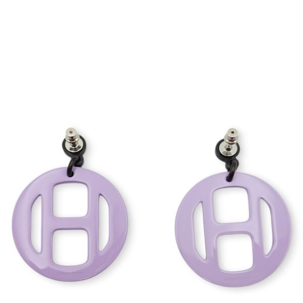 H Equipe Purple Earrings - Image 2