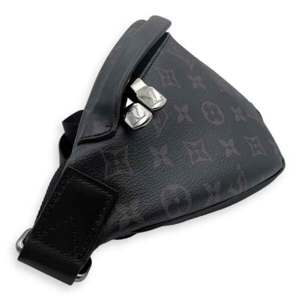 Discovery Bumbag PM Black Belt Bag in Monogram Eclipse, Silver hardware - Image 3
