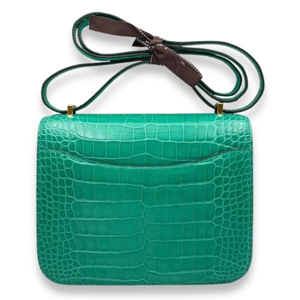 Constance 18 Vert Jade, Gold hardware - Image 2
