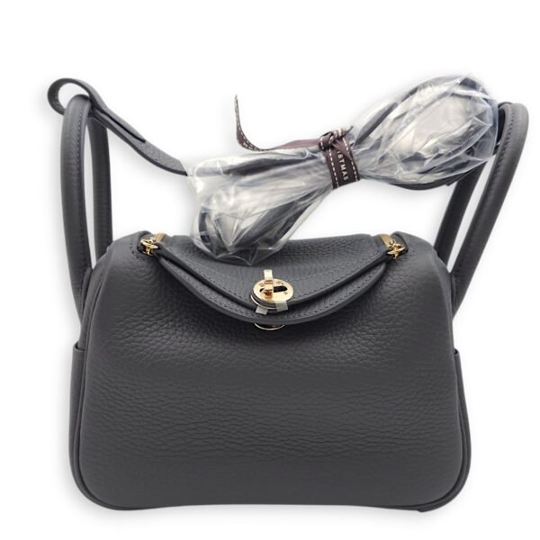 Lindy II Mini Ardoise in Clemence, Permabrass hardware - Image 3