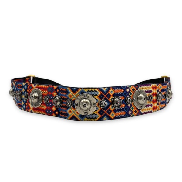 Bohemian 90cm Multi-colour Bag Accessory in Embroidery, Calf, Gold hardware - Image 2