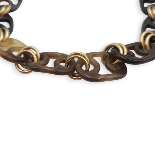 Eurydice Corne Permabrass Hardware Necklace - Image 3