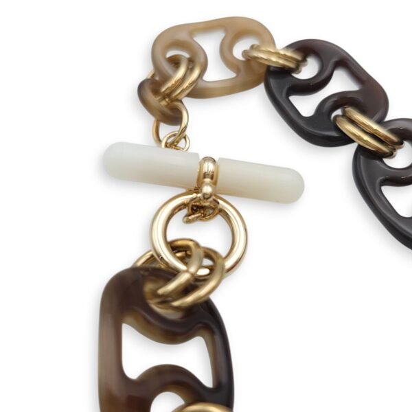 Eurydice Corne Permabrass Hardware Necklace - Image 4