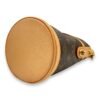 Duffle Bag Brown Shoulder Bag in Canvas, Gold hardware - Image 7