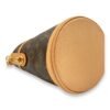 Duffle Bag Brown Shoulder Bag in Canvas, Gold hardware - Image 6